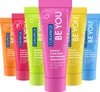 A row of six colorful tubes of Curaprox toothpaste. Anteprima dell’immagine prodotto