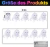 2.5m 10 diod LED Halloween Skull Fairy Lights Zasilana Podgląd zdjęcia produktu 8