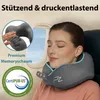 FLOWZOOM COMFY Memory Foam Reise-Nackenkissen 360°, Grau Produktbild-Vorschau 7