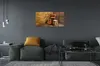 Glasbilder 120x60 Wandkunst Gitarre Hut Stuhl Produktbild-Vorschau 4