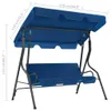 vidaXL Hollywoodschaukel Dunkelblau 170×110×153 cm Stoff Produktbild-Vorschau 5