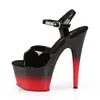 ADORE-709BR-H Damen Sandale von Pleaser, Schwarz EU 44, US Produktbild-Vorschau 3