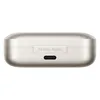 A close-up view of the charging case for wireless earbuds. Produktbild-Vorschau