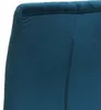 A close-up view of the top corner of a teal-blue upholstered chair. Anteprima dell’immagine prodotto