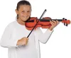 A young girl is playing a violin. Produktbild-Vorschau