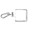 Schaukelhaken 120x120 mm aus Stahl mit Karabiner & Produktbild-Vorschau 2