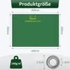 Iropro 3x4m 140g/m² Gewebeplane Grün/Silber Abdeckplane Produktbild-Vorschau 2