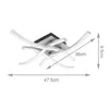 42W LED Deckenleuchten, Kreative linien Deckenlampe, Produktbild-Vorschau 6