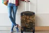 MuchoWow® Koffer Handgepäck Trolley Rollkoffer Kleine Produktbild-Vorschau 5