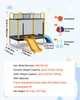 VEVOR Mini trampolína pre deti s 2 šmýkačkami, Náhľad obrázku produktu 7