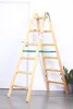 Holzleiter Standard 2x6 Stufen 150kg klappbare Malerleiter Produktbild-Vorschau 4