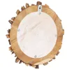 vidaXL Wandspiegel 60 cm Teak Rund Produktbild-Vorschau 3