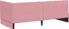 vidaXL Eckbettgestell mit Kopfteil Rosa 90 cm x 200 cm Samt Produktbild-Vorschau 7
