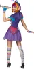 Costume Harlekin für Damen bunt - M Anteprima dell’immagine prodotto 3