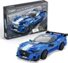 A blue toy sports car and its packaging are displayed. Produktbild-Vorschau