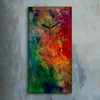 Wandbild Leinwand Bilder Wanduhr Geräuschlos 30x60 Malerei Produktbild-Vorschau 2