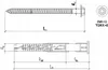 Frameanker met spreidkop, 10x160 mm, met sleuf en Torx Productafbeelding-voorbeeld 11