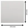 LP Deluxe Ersatz Cover 315x315 mm weiß für Vinyl Produktbild-Vorschau 4