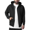 Urban Classics Zip Hoody, Farbe:black, Größe:L Produktbild-Vorschau 4