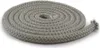 A coiled grey rope on a white background. Produktbild-Vorschau