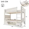 okwish Kinderbett 90x200 Doppelbett mit Produktbild-Vorschau 6