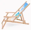 Holz Klappliegestuhl mit Armlehne und Getränkehalter, Produktbild-Vorschau 4