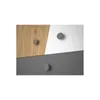 Kombinovaná šatní skříň 120 cm CHIMA 2 - dub artisan / bílá Náhled obrázku produktu 3
