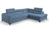 A blue sectional sofa is shown against a white background. Produktbild-Vorschau