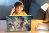 MuchoWow® Laptop Aufkleber Sticker Cover Gold - Blau - Produktbild-Vorschau 3