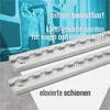 Airlineschiene eckig Aluminium 2,0 m, 2er Set – silber Produktbild-Vorschau 2