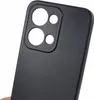 Close-up of a black phone case with cutouts for a camera module. Produktbild-Vorschau