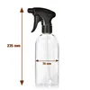 3 flacons pulvérisateurs de 500 ml, plastique, transparent Voir les images du produit 4