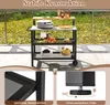 COSTWAY Chariot de barbecue Table de barbecue avec tablette Voir les images du produit 9