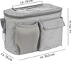 ONVAYA® Kinderwagen Organizer | Kinderwagentasche grau | Produktbild-Vorschau 2