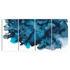 DEQORI Glasbild Echtglas 4x30x60 cm 'Tanz der Tinte' Produktbild-Vorschau 2