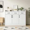 Merax Sideboard mit 3 Türen + 3 Schubladen, Kommode mit Produktbild-Vorschau 2