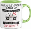 Geländewagenfahrerin Und Prinzessin Tasse Geschenk Für Eine Produktbild-Vorschau 1