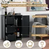 Badezimmerschrank, Standschrank, mit 3 Schublade & Tür, Produktbild-Vorschau 2