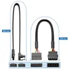 deleyCON 30cm Molex auf 15-pin SATA Kabel Set 6 Gbit/s - Produktbild-Vorschau 5