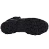 The bottom view of a black hiking boot. Produktbild-Vorschau