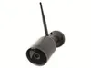 A black outdoor security camera with an antenna is shown against a white background. Podgląd zdjęcia produktu