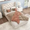 OKWISH lit rembourré  90x200 cm - Lit Simple Rembourré avec Voir les images du produit 6