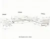 Sofa Set Jumeirah 3-Sitzer+3-Sitzer+Sessel in Samtstoff Produktbild-Vorschau 7