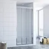 Duschtür Glas 80 cm Dusche Schiebetür 3 Teilig Dreiteilig Produktbild-Vorschau 3