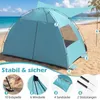 COSTWAY Parasol plażowy z ochroną UV 50+, namiot plażowy z Podgląd zdjęcia produktu 7