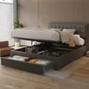 OYAJIA Doppelbett Polsterbett 140x200cm, Luftdruck Produktbild-Vorschau 1