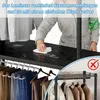 Kleiderständer auf Rollen, Schwerlast Kleiderschrank Produktbild-Vorschau 4