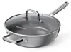 Bratpfanne Keramik mit Deckel 28cm 5L Antihaft Induktion Produktbild-Vorschau 1