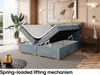 MEBLINI Boxspringbett mit Bettkasten - Gepolstert Produktbild-Vorschau 4