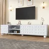 Mobile TV, dimensioni 200x40x44 cm, con 3 ante, design Anteprima dell’immagine prodotto 3
